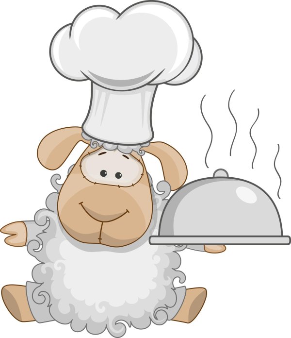 овечка мультяшная