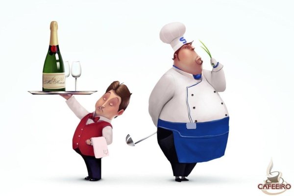 смешной официант