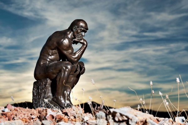 статуя мыслителя родена