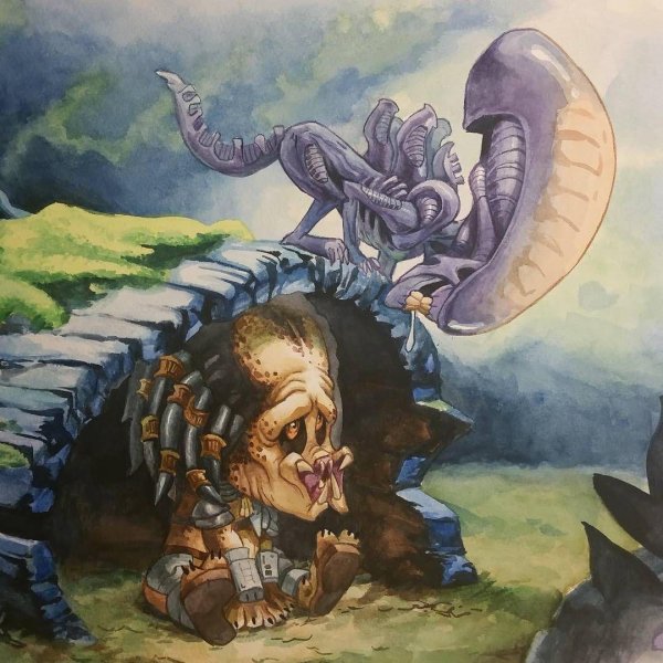 чужие против хищника