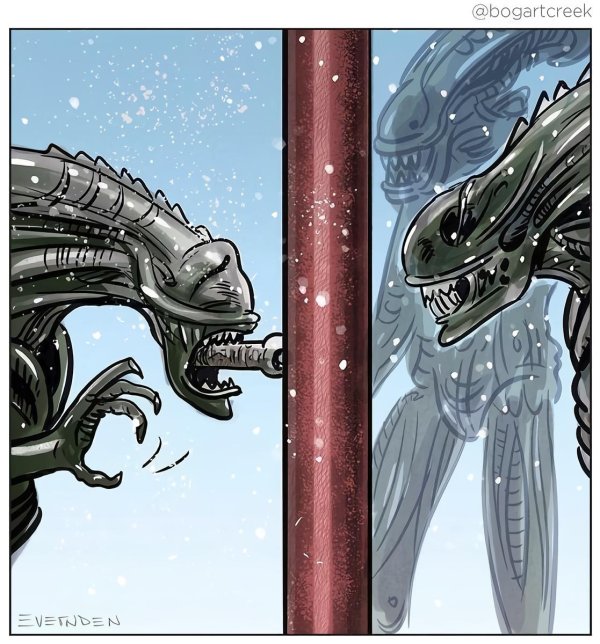 хищник против чужого