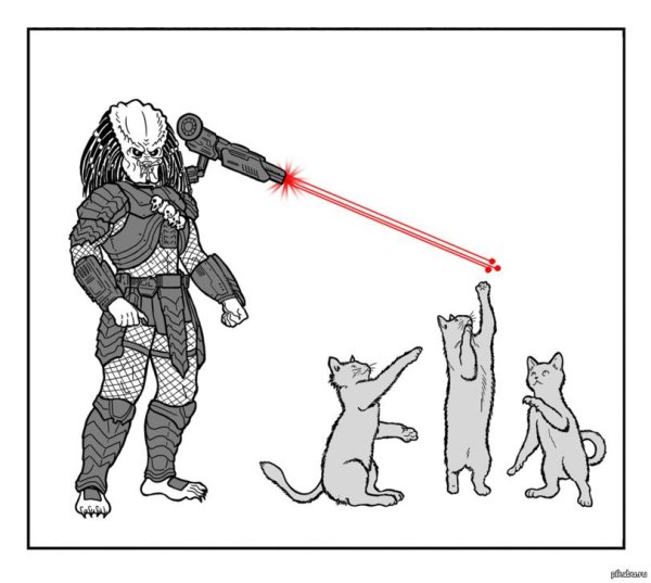 хищник лазер