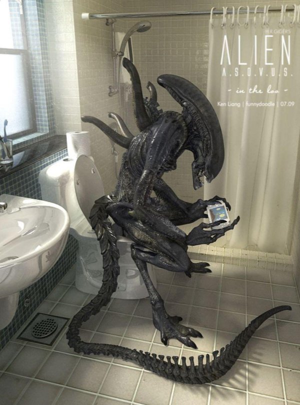 монстр чужой