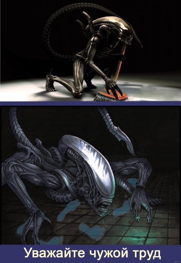 aliens vs predator 2 чужой xenomorph арт