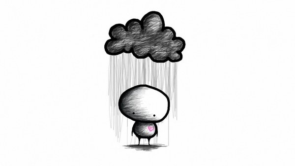 грустные рисунки карандашом