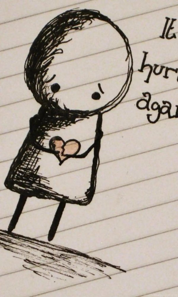 грустные рисунки