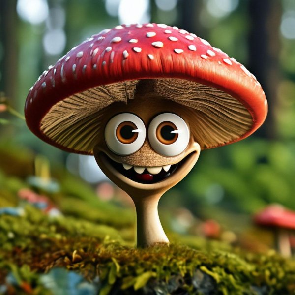 гриб из мультика