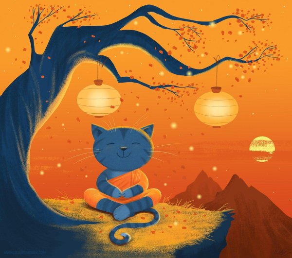 кошачий арт