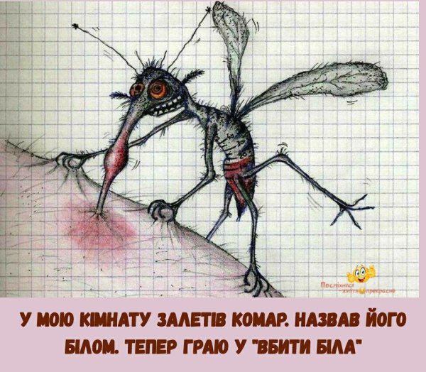 прикольный комар