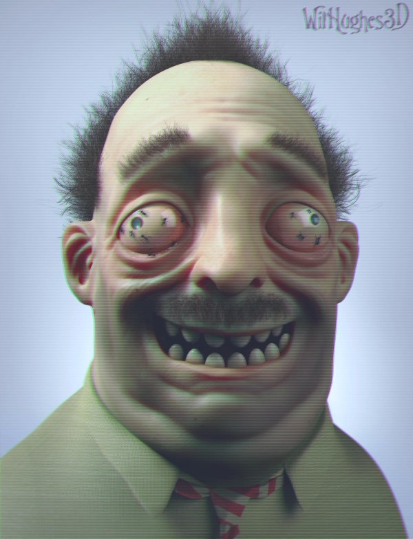 персонаж с выпученными глазами