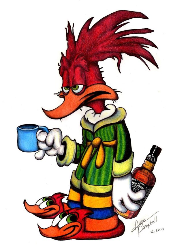 ciocănitoarea woody