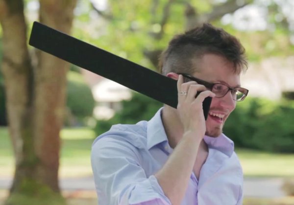 длинный телефон