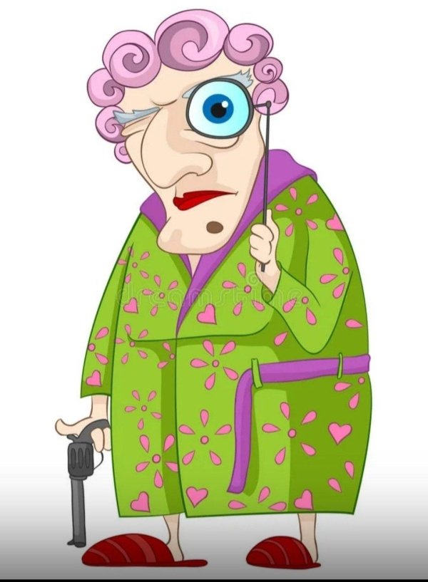 бабка мультяшная