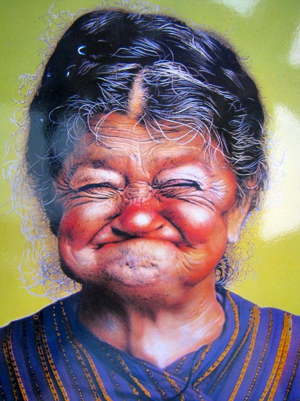 портрет пожилой женщины