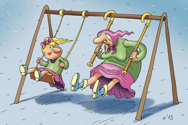 мультяшная бабушка