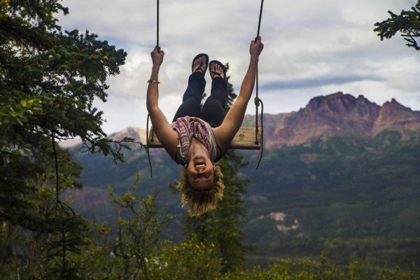 тарзанка девушка