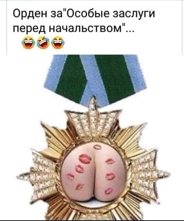 орден за заслуги перед начальством