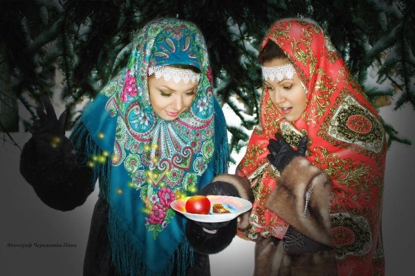 традиционный русский платок