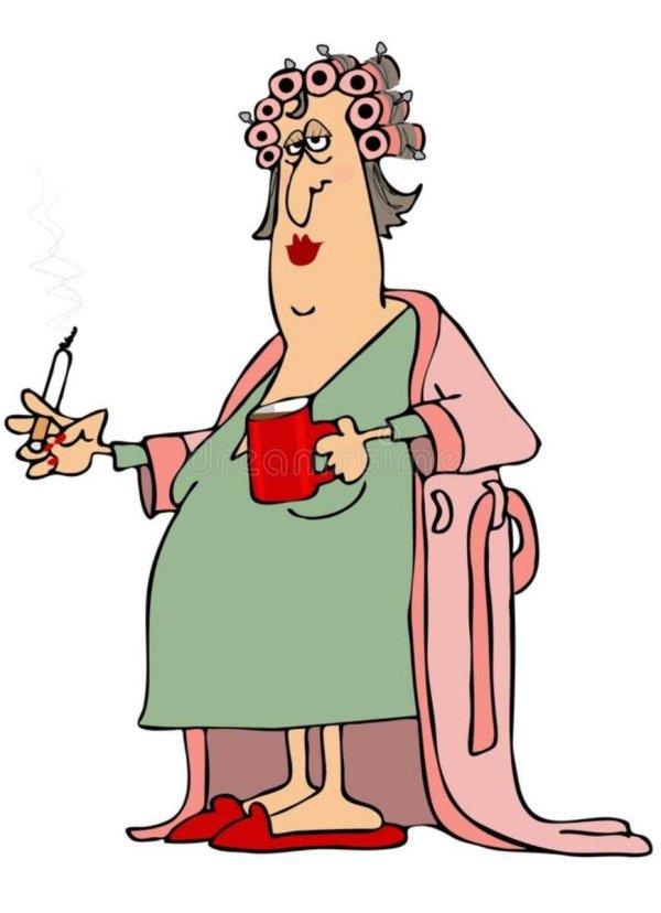 мультяшная бабушка