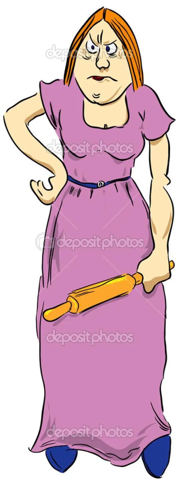 скалка рисунок