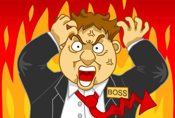 angry boss