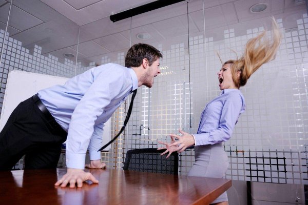 стресс в офисе