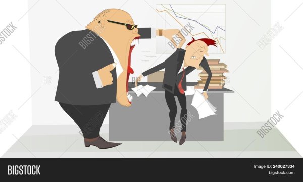 angry boss