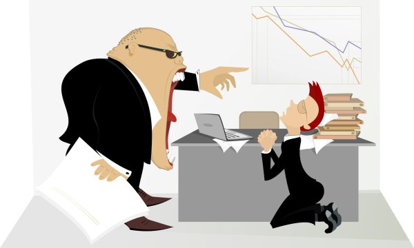 angry boss