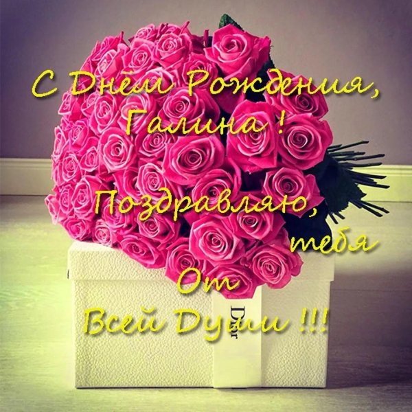 поздравить галину с днем рождения открытки