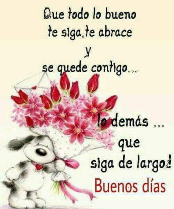 buenos días saludos