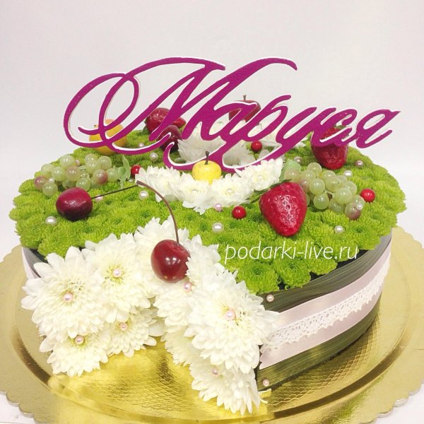 торт из цветов