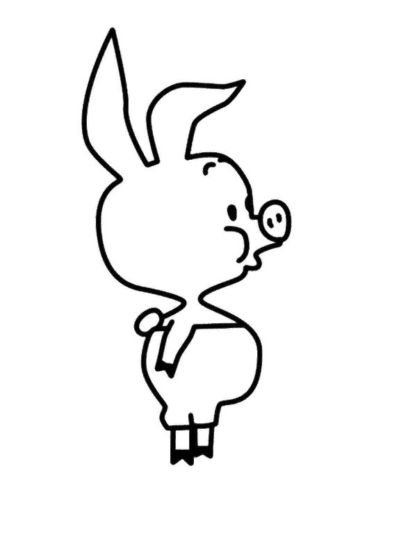 рисунок пятачка