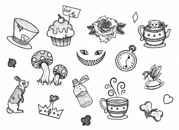 эскиз татуировка