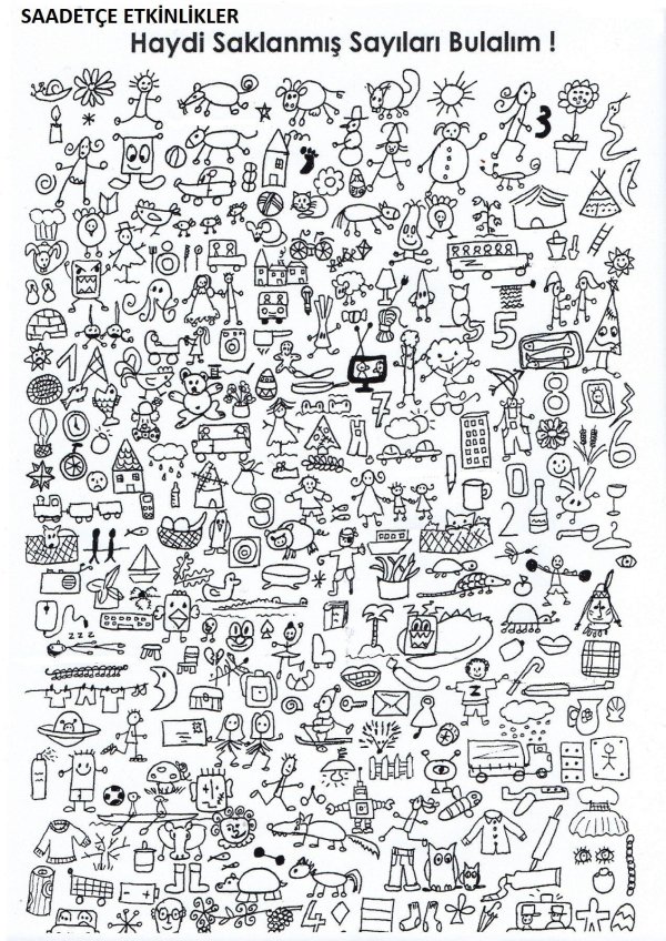 много маленьких рисунков