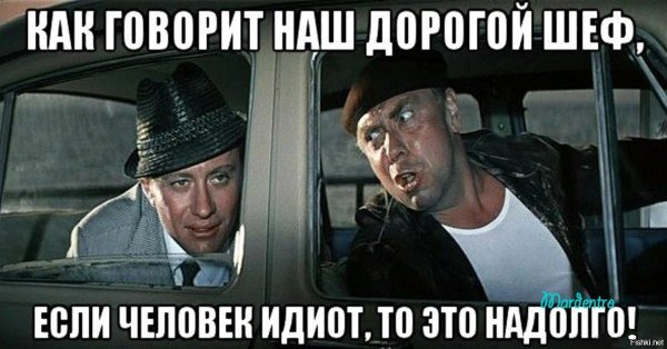 если человек идиот