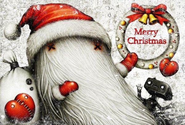 новогодние арты