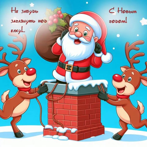 новогоднее открытки