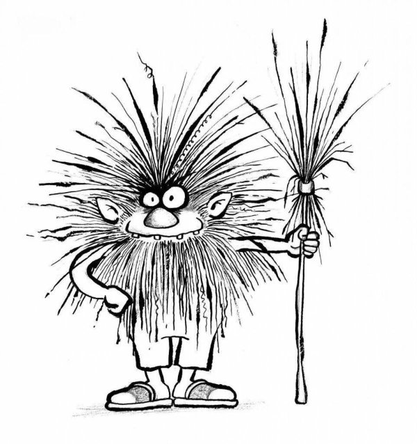 рисунок домовенка