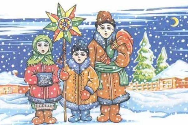 рисунок колядки