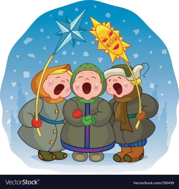 рисунок колядки