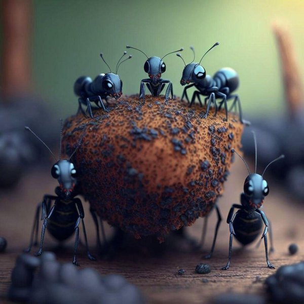 необычные муравьи