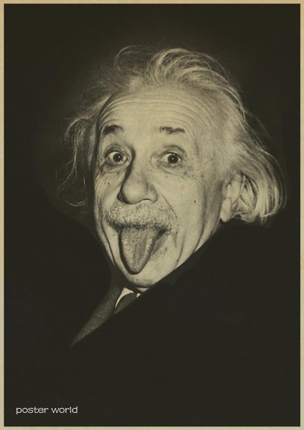 эйнштейн показывает язык