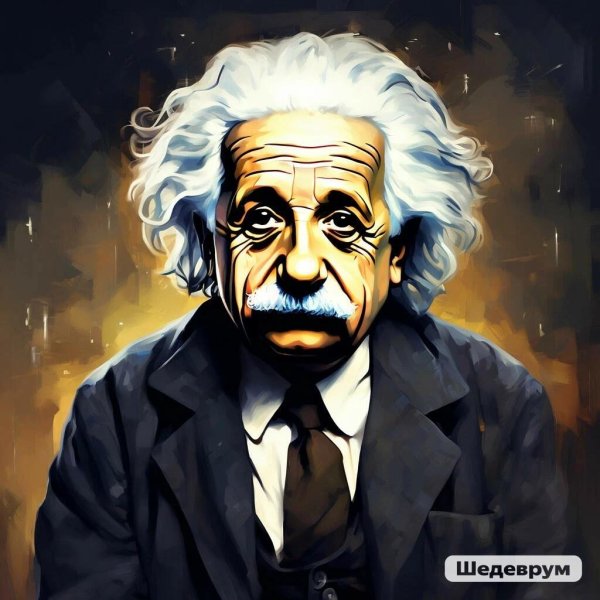 портрет альберта эйнштейна