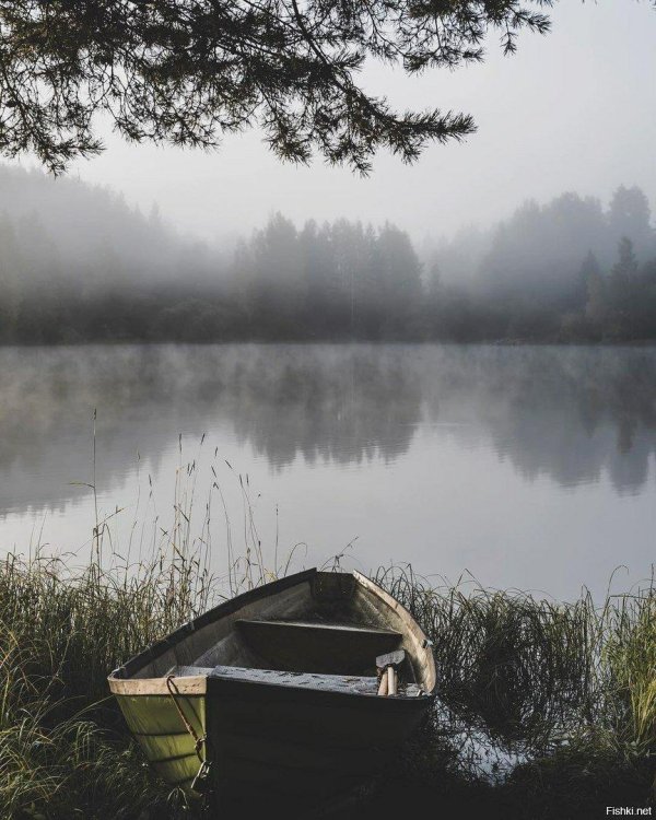 одинокая лодка