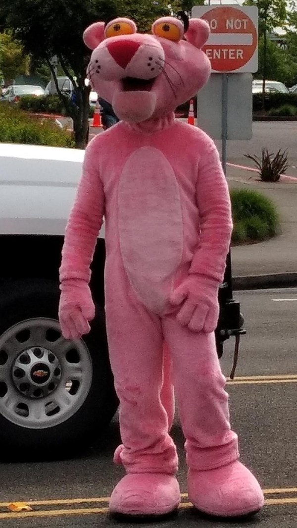 костюм розовой пантеры