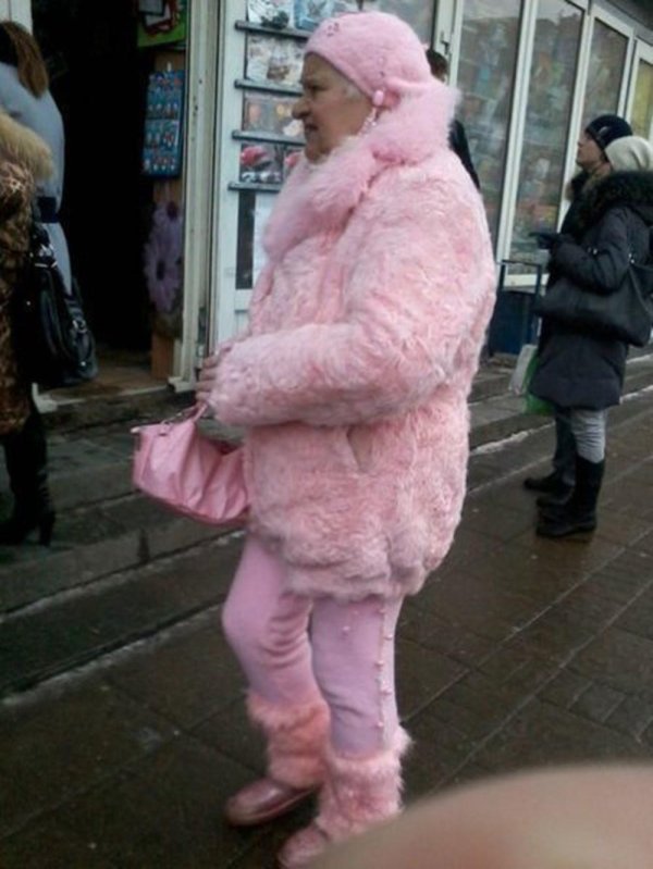 модная бабушка