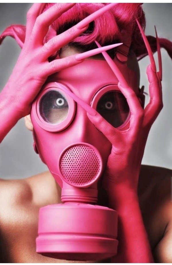 женский противогаз