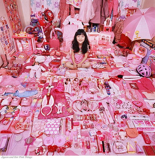 комната в розовом стиле