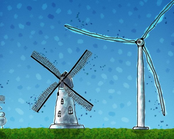 ветряные мельницы