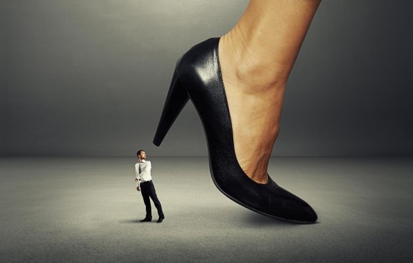 человек каблук